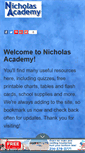 Mobile Screenshot of nicholasacademy.com